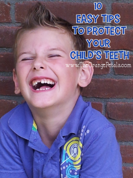 Tips to Protect your child's teeth